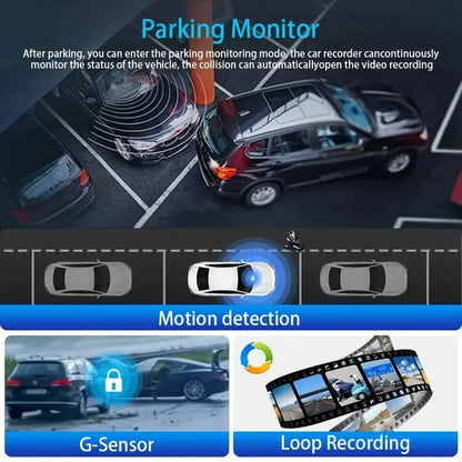 Full HD 1080P Smart Dash Camera – Wide Angle Driving Recorder