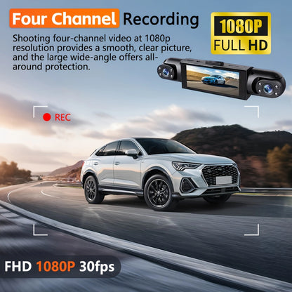 All-in-One Wireless Dash Cam (Front + Rear | 1080P HD)
